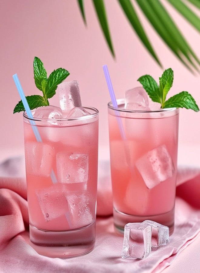 ONEYIM [1000 Pcs] Disposable Plastic Drinking Cocktail Straws - 5 Inch 0.16" Diameter Colorful Cute Short Straws Coffee Stirrers in Bulk for Whiskey, Bar,Cafe, Bachelorette/Birthday Party, Bridal/Baby Shower - Image 3